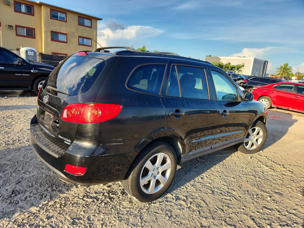 2009 Hyundai Santa Fe Se Черный vin: 5NMSH73E49H287289