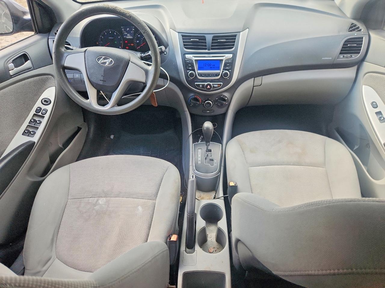 2014 Hyundai Accent Gls Gray vin: KMHCT4AE6EU720033