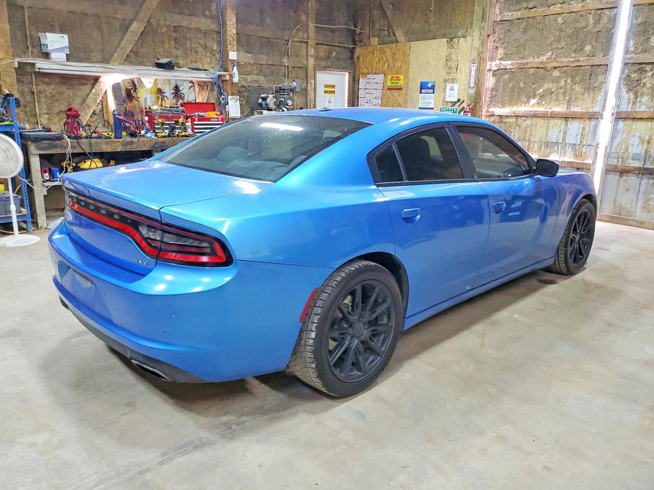 2018 Dodge Charger Sxt Blue vin: 2C3CDXBG8JH318664