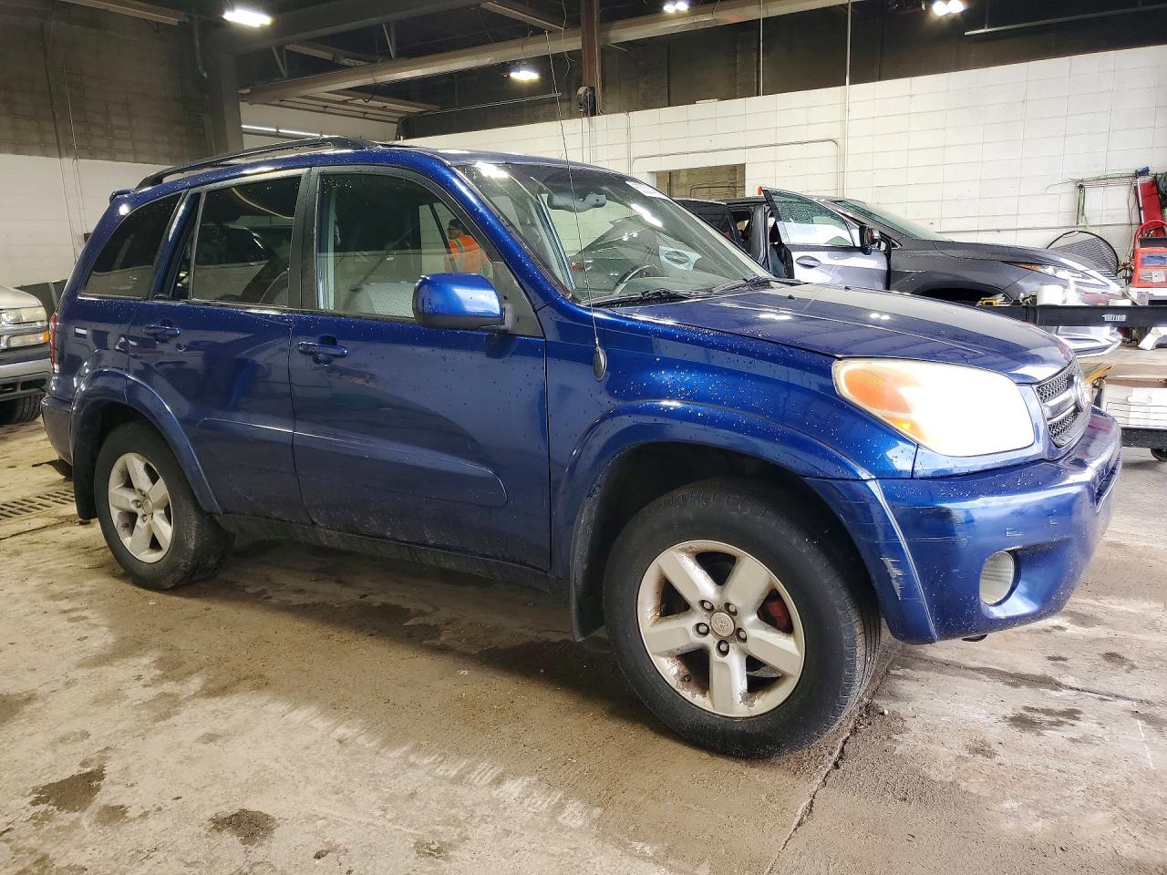 2004 Toyota Rav4 Base Blue vin: JTEHD20V246007741