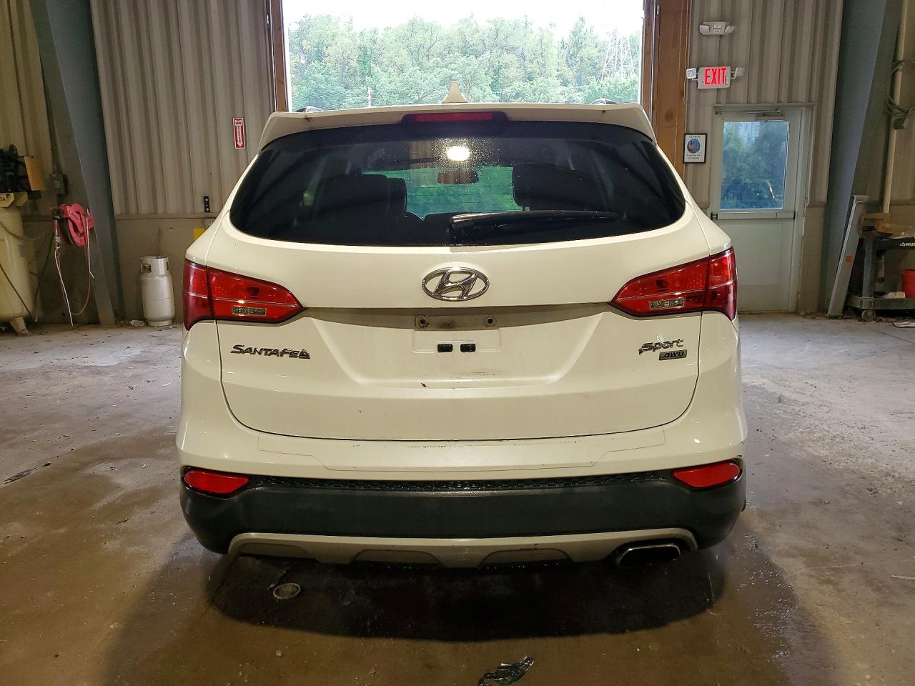 2013 Hyundai Santa Fe Sport 2.4l White vin: 5XYZUDLB2DG023540