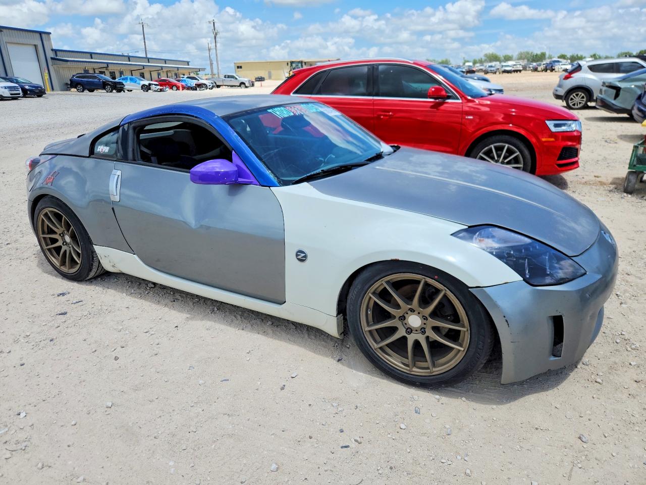 2005 Nissan 350z Coupe Gray vin: JN1AZ34E55M654299