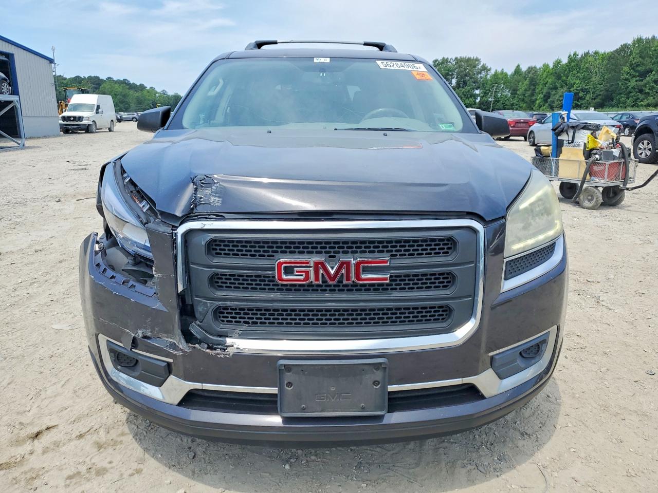 2014 Gmc Acadia Sle Black vin: 1GKKRPKD6EJ215265