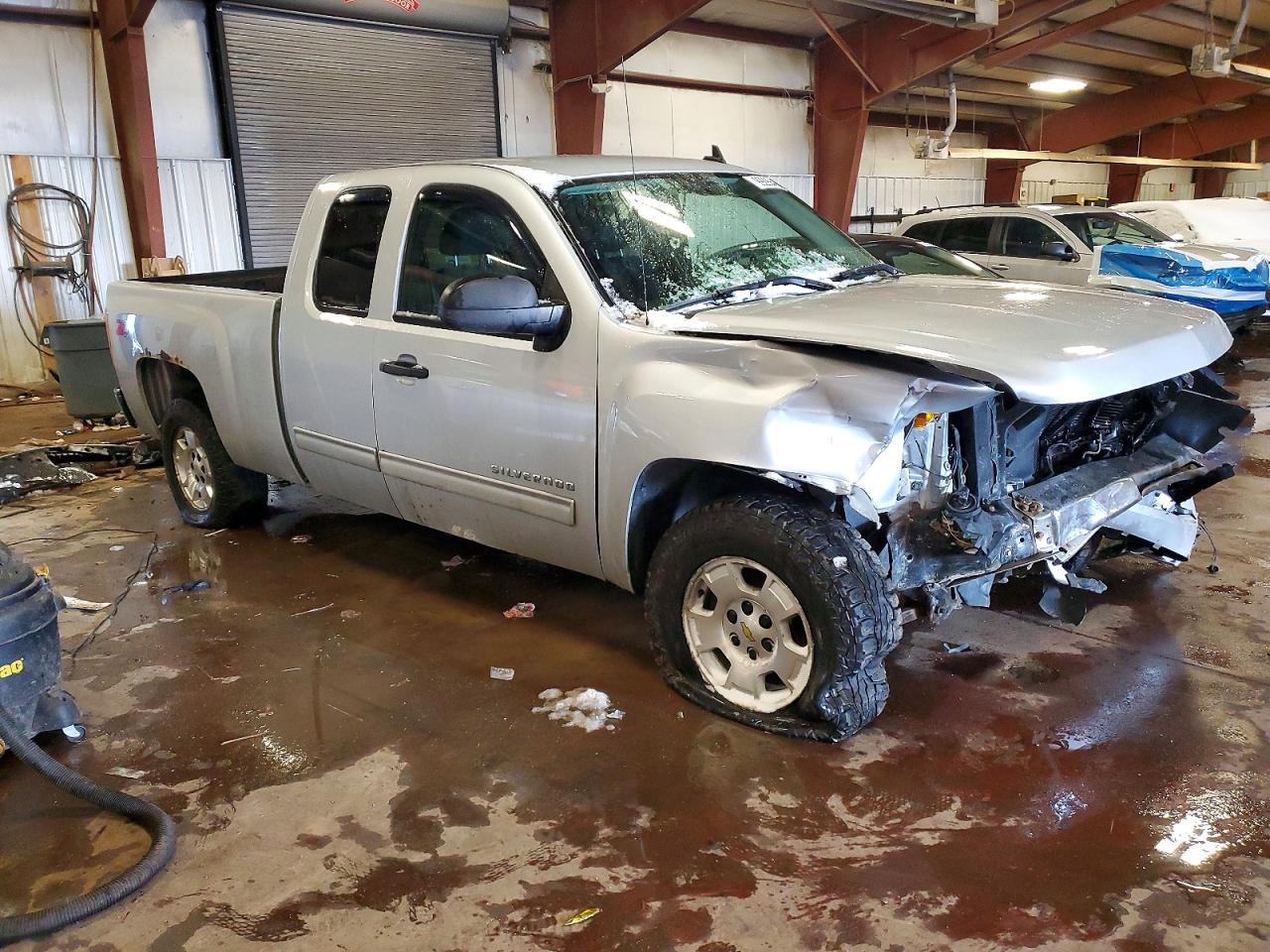 2013 Chevrolet Silverado K1500 Lt Silver vin: 1GCRKSE70DZ412441