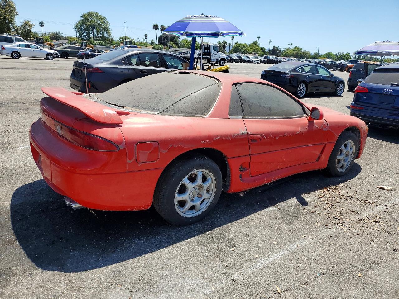 1995 Mitsubishi 3000 Gt Red vin: JA3AM84J6SY002705