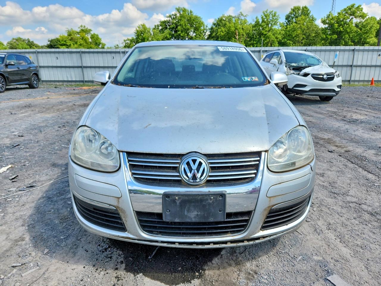 2006 Volkswagen Jetta 2.5 Option Package 1 Серебряный vin: 3VWSF71K76M771638