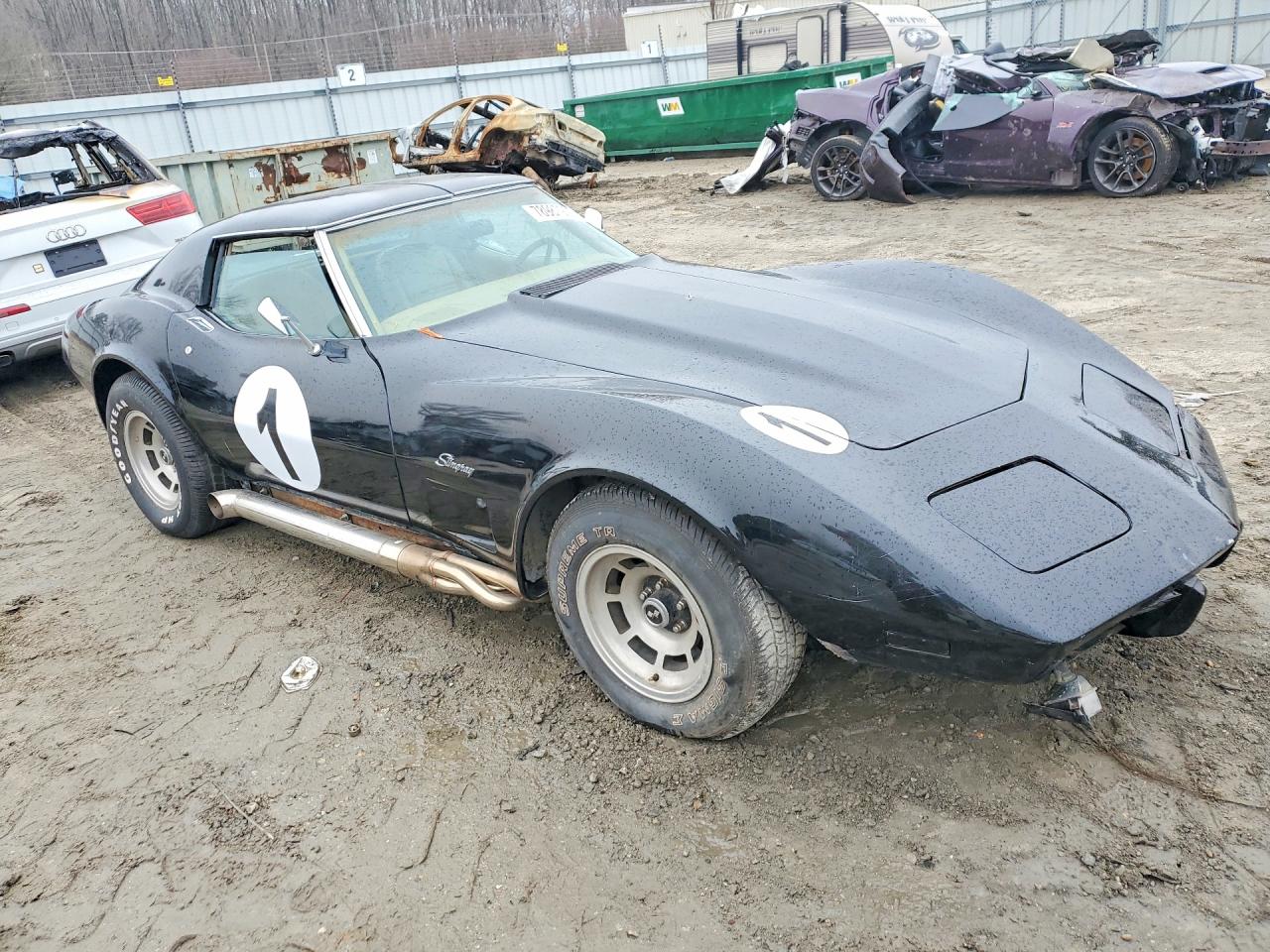 1976 Chevrolet Corvette Black vin: 1Z37L6S439227