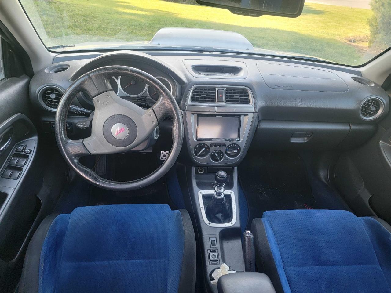 2004 Subaru Impreza Wrx Sti Silver vin: JF1GD70624L509405