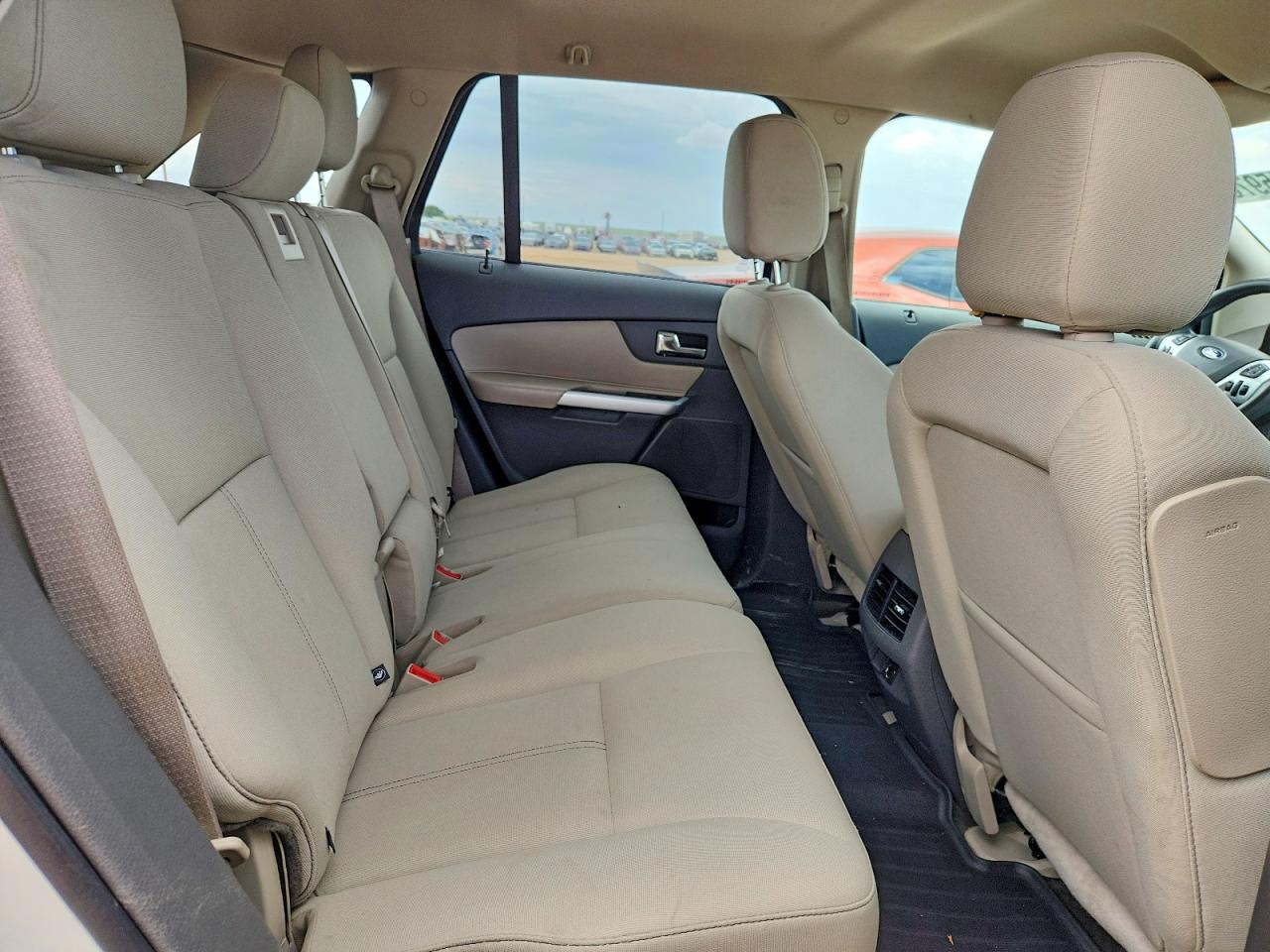 2013 Ford Edge Se White vin: 2FMDK3GC0DBA95432