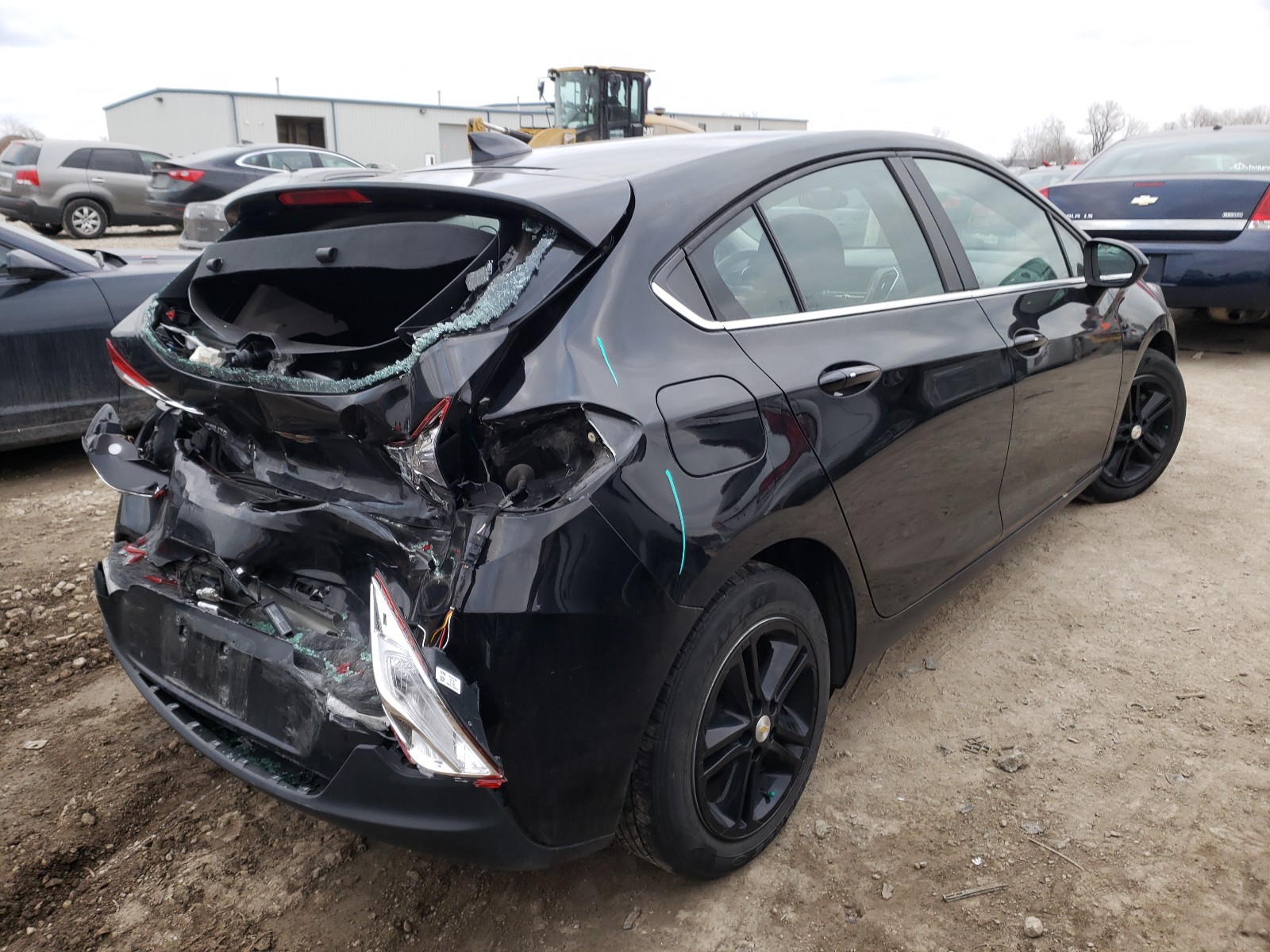 2017 Chevrolet Cruze Lt Black vin: 3G1BE6SM1HS506611