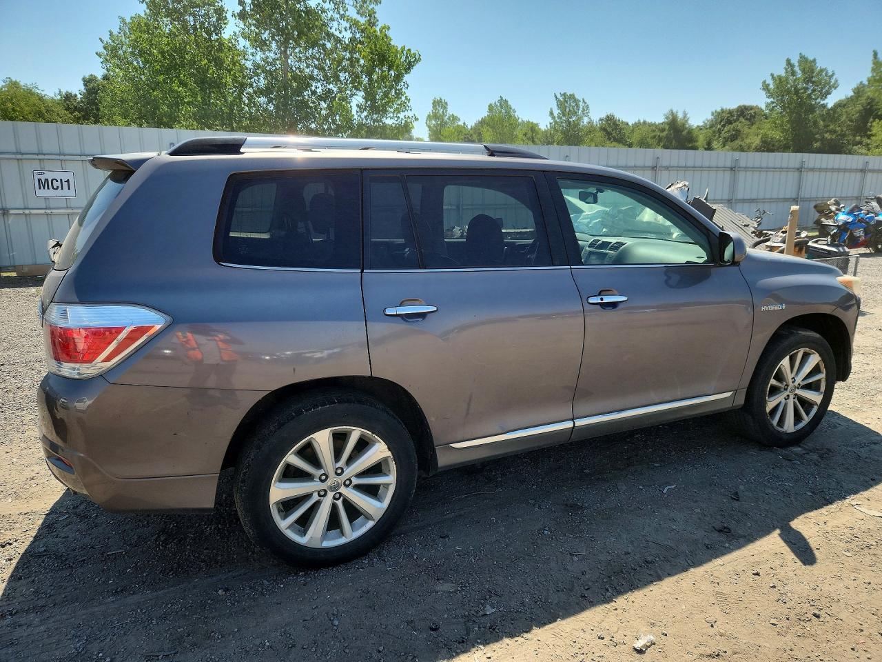 2011 Toyota Highlander Hybrid Limited Gray vin: JTEDC3EH9B2002891