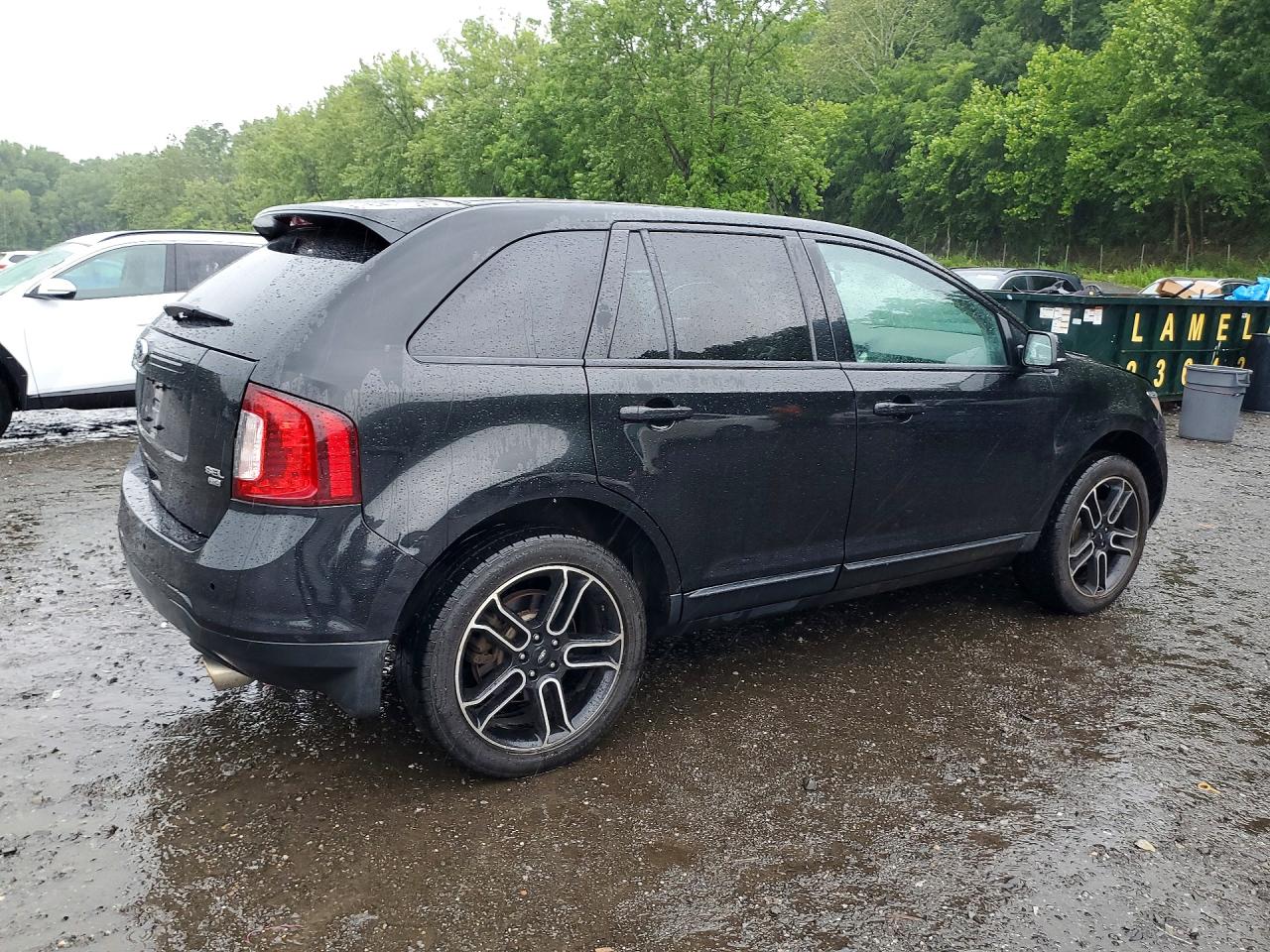 2014 Ford Edge Sel Black vin: 2FMDK4JC0EBA22433