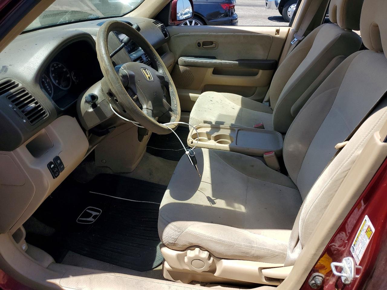 2006 Honda Cr-v Ex Red vin: JHLRD78846C046858