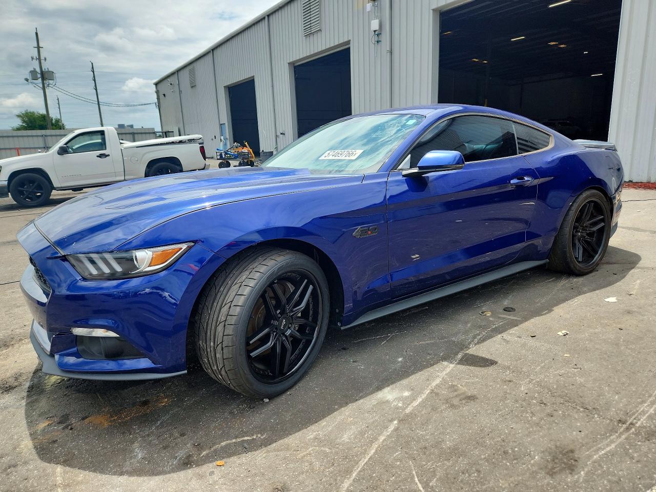 2015 Ford Mustang Gt Blue vin: 1FA6P8CF5F5344316
