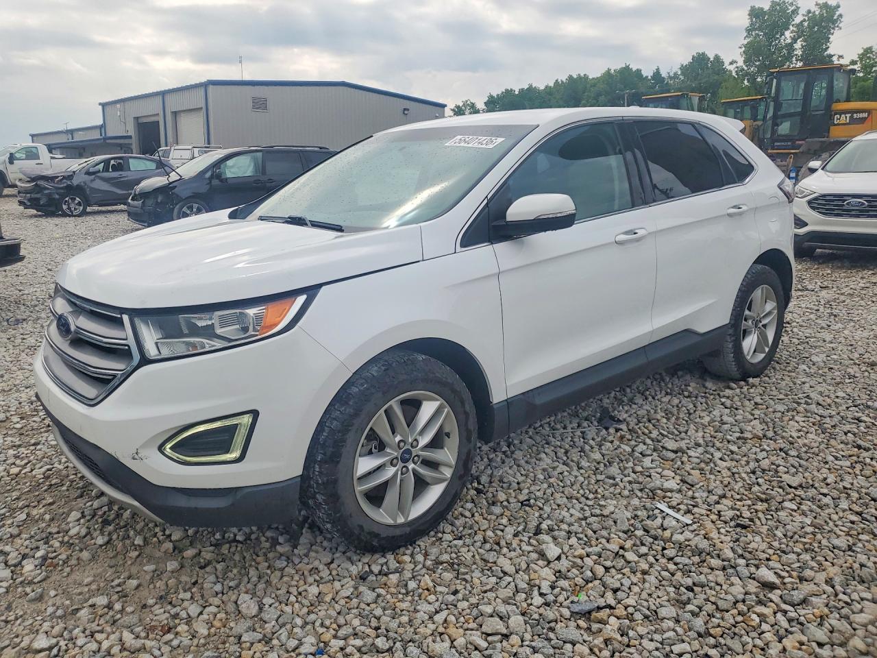 2016 Ford Edge Sel Белый vin: 2FMPK4J9XGBB26660