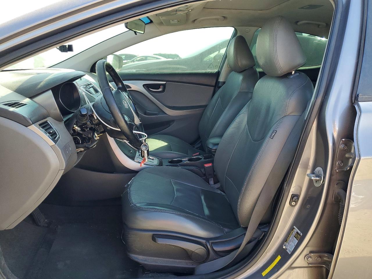 2011 Hyundai Elantra Limited Gray vin: 5NPDH4AE6BH075268
