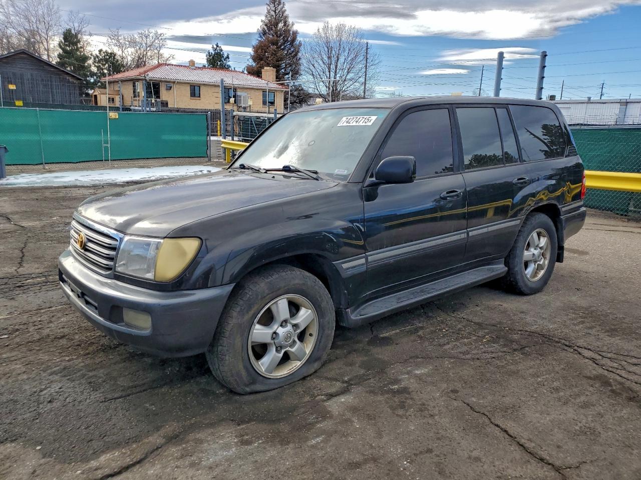 2003 Toyota Land Cruiser Black vin: JTEHT05J932046409