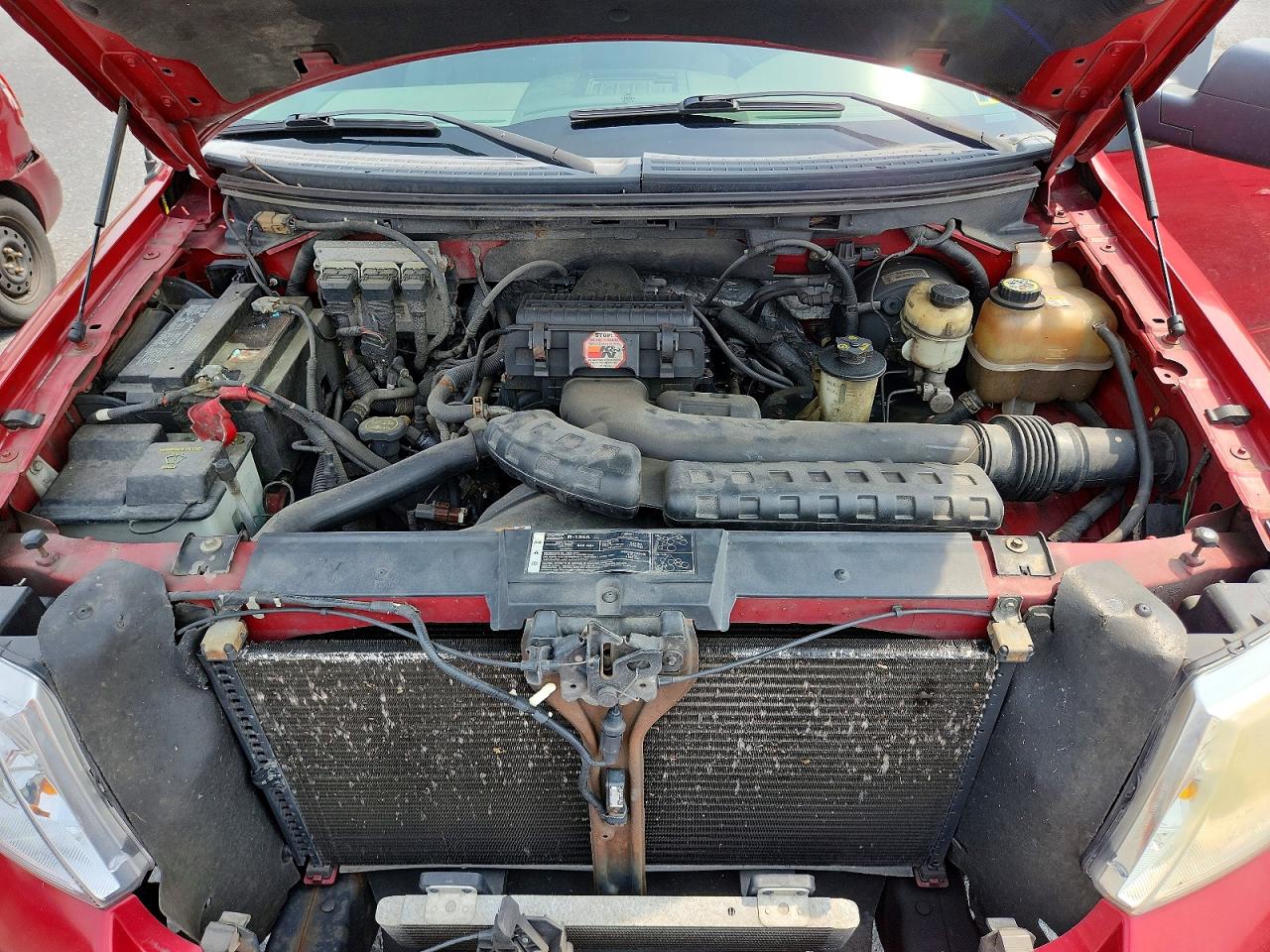 2008 Ford F150 Red vin: 1FTPX14V48FB28109