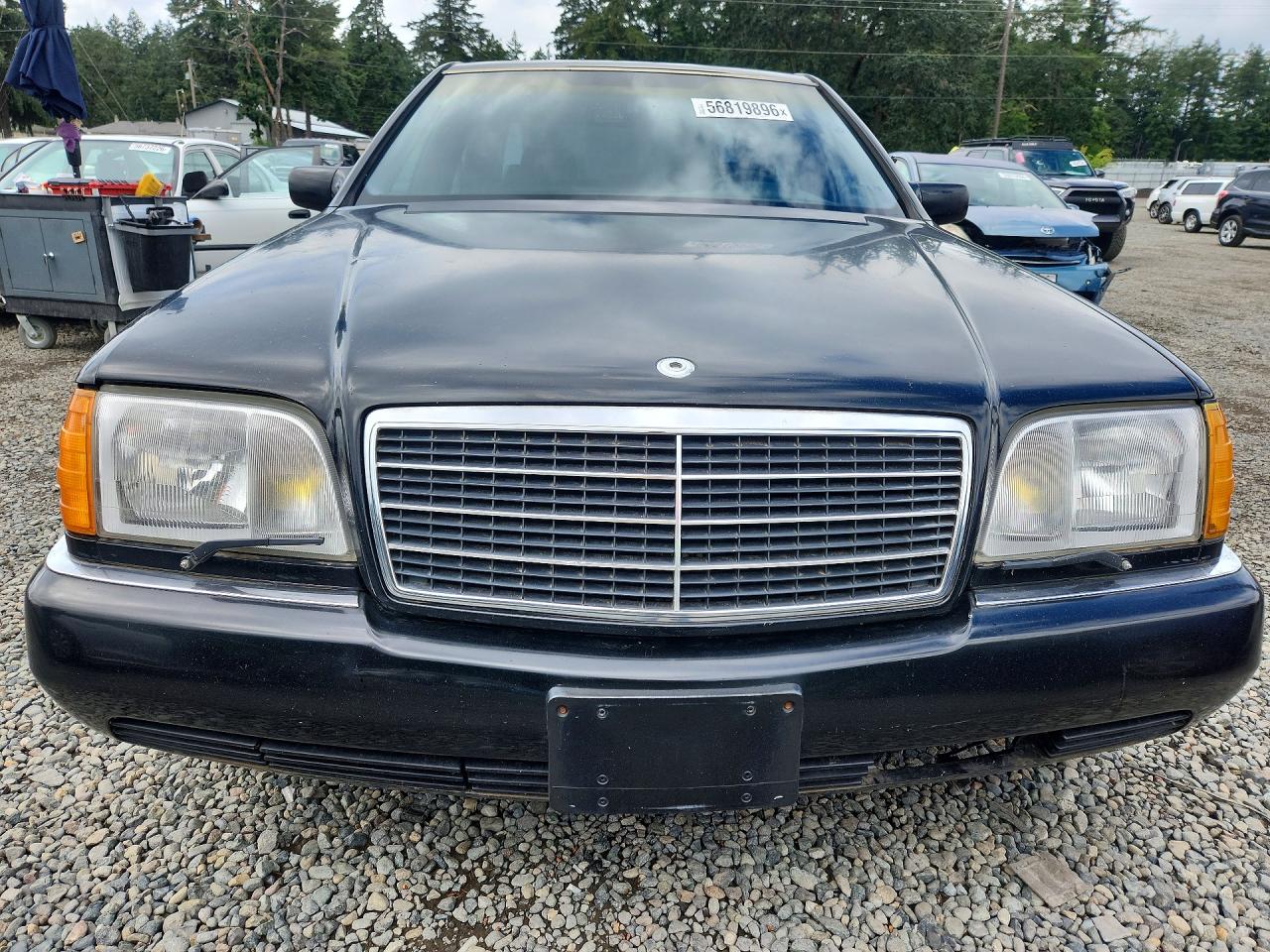 1993 Mercedes-benz 600 Sel Black vin: WDBGA57E2PA103644
