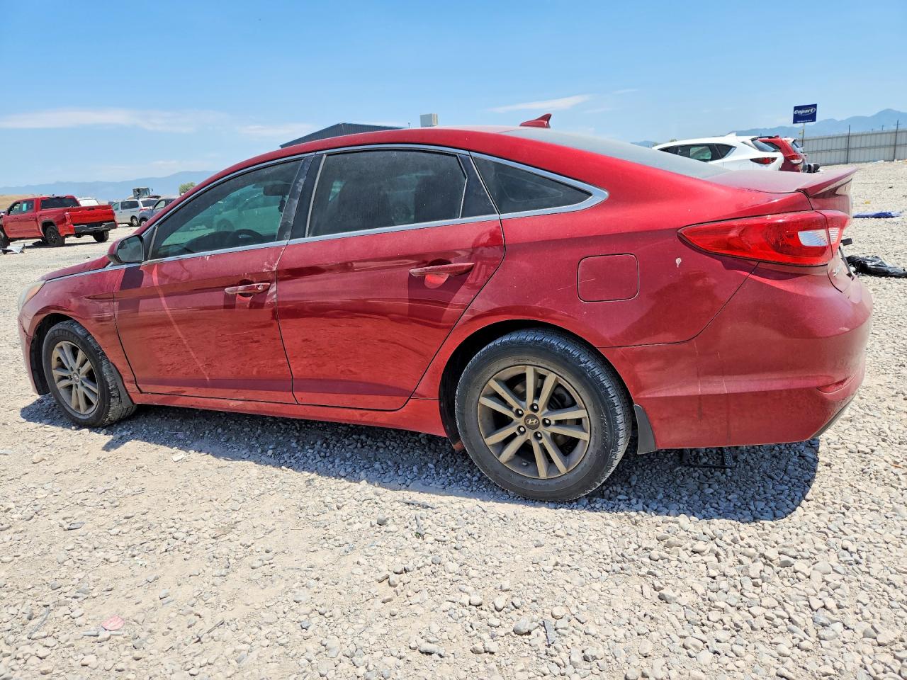 2015 Hyundai Sonata Se Red vin: 5NPE24AF7FH188909