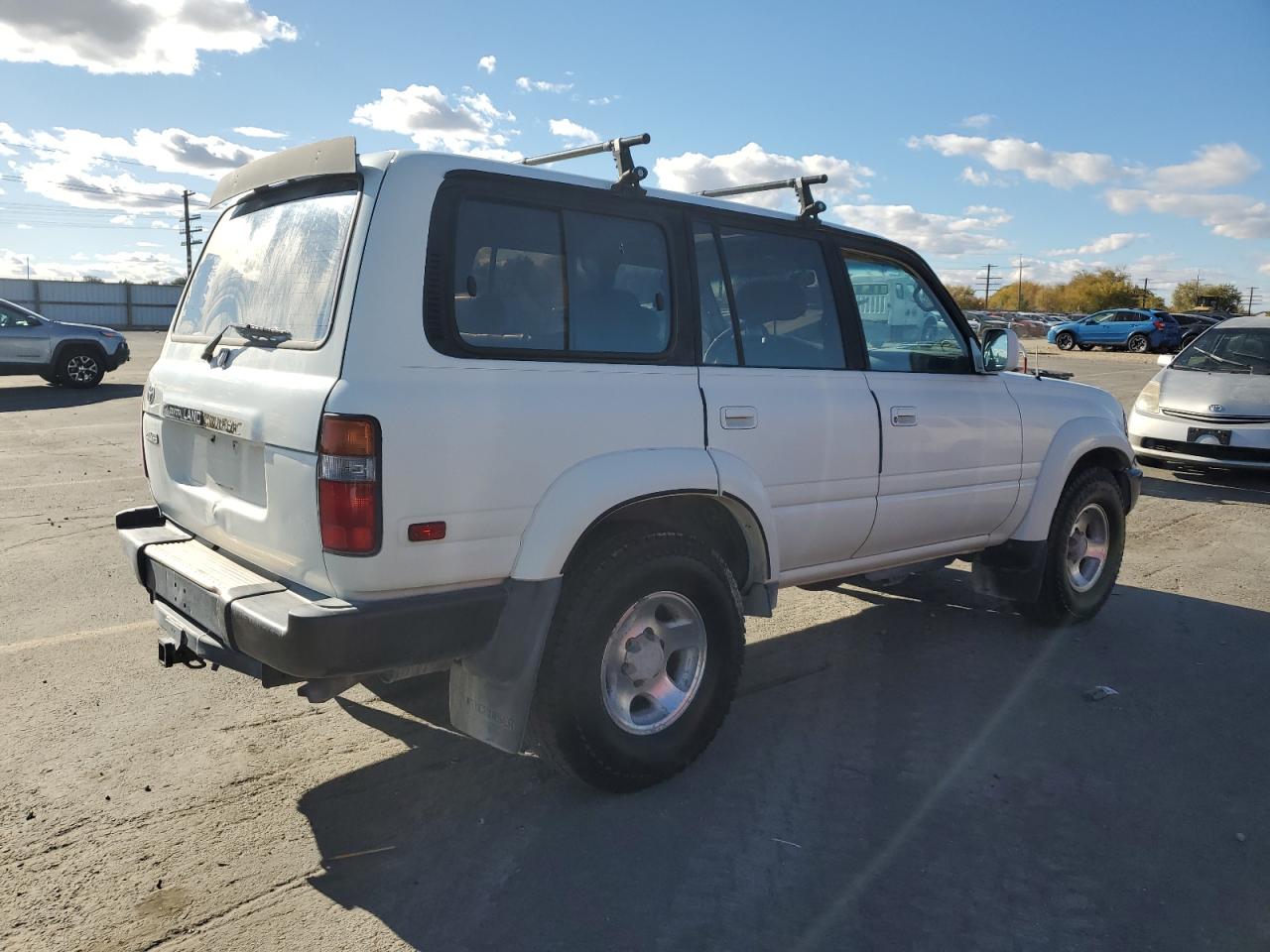 1995 Toyota Land Cruiser Dj81 White vin: JT3DJ81W5S0099146