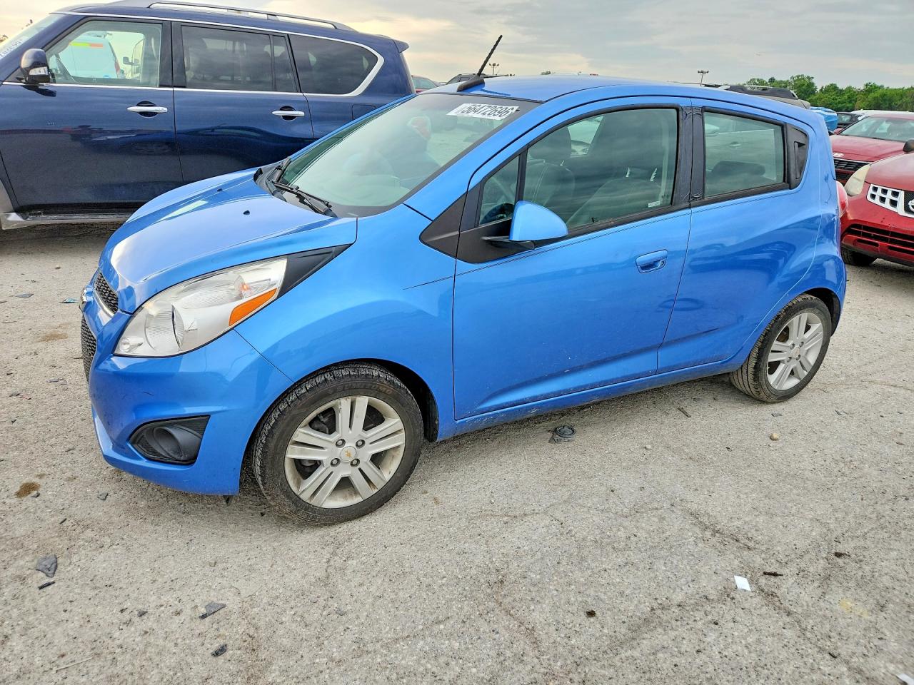 2014 Chevrolet Spark Ls Blue vin: KL8CB6S90EC590950