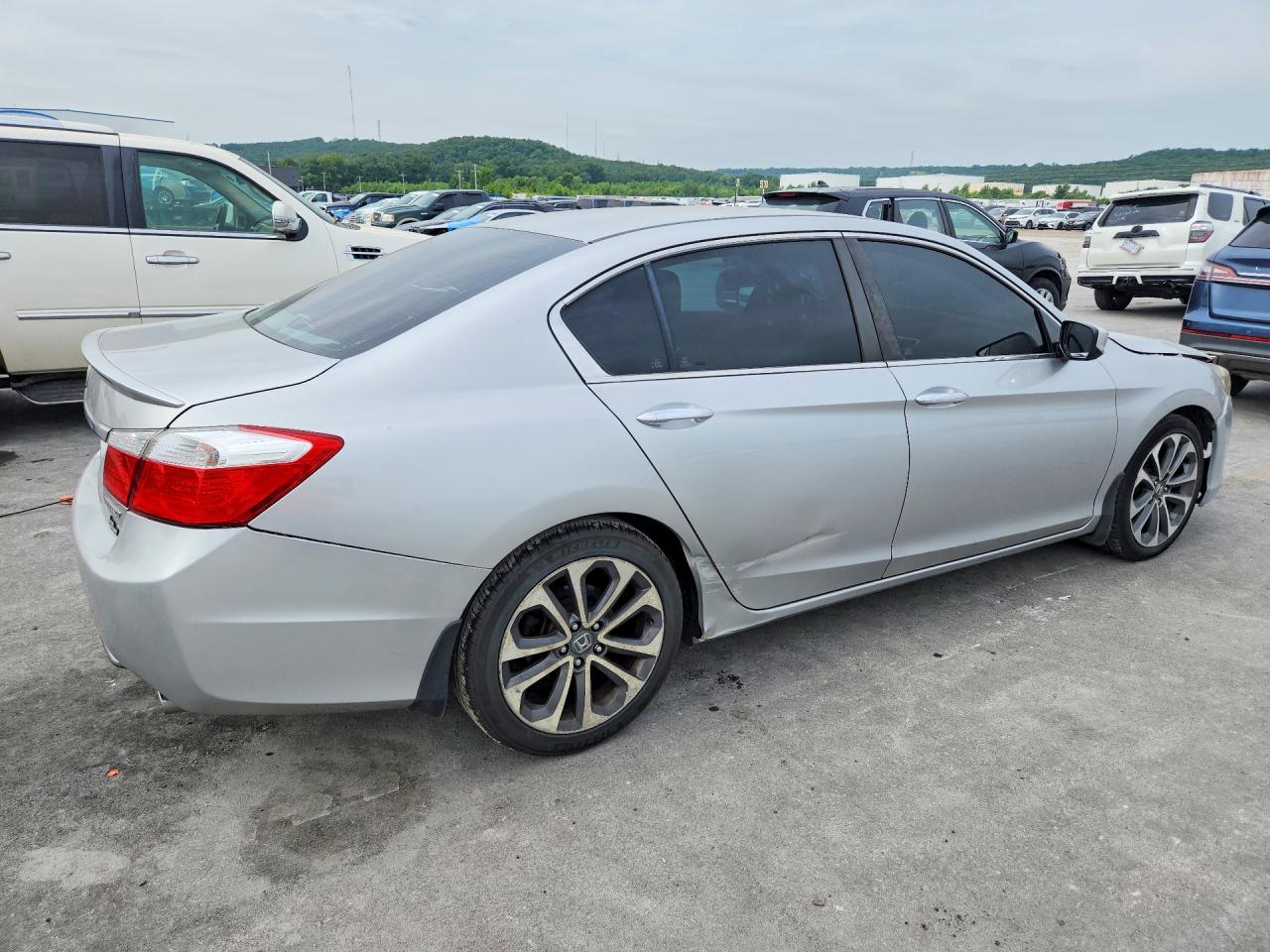 2015 Honda Accord Sport Gray vin: 1HGCR2F51FA129158