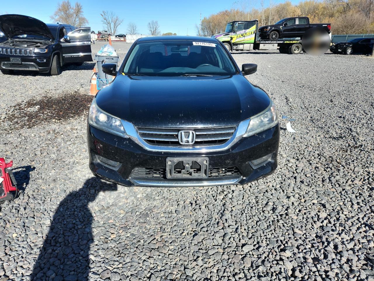 2014 Honda Accord Sport Черный vin: 1HGCR2F56EA130711