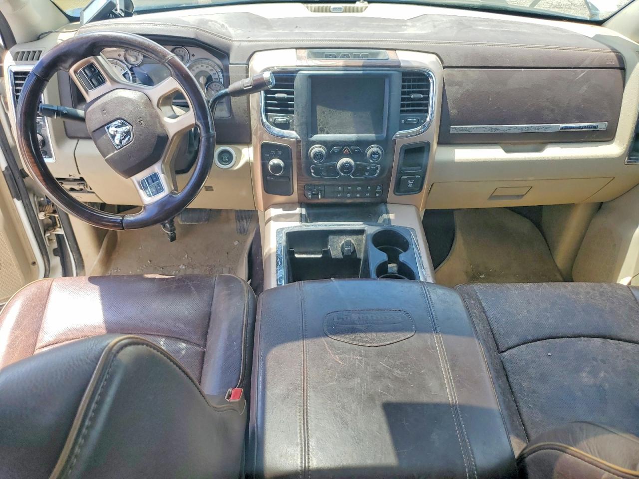 2013 Ram 2500 Longhorn White vin: 3C6UR5PL1DG533746