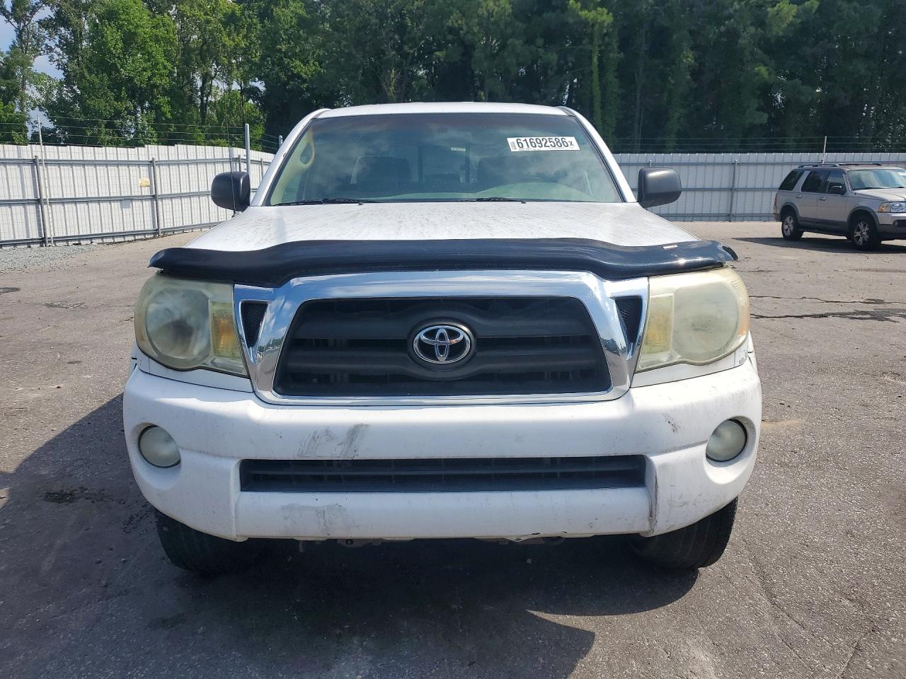 2007 Toyota Tacoma Double Cab Prerunner Белый vin: 3TMJU62N07M049680