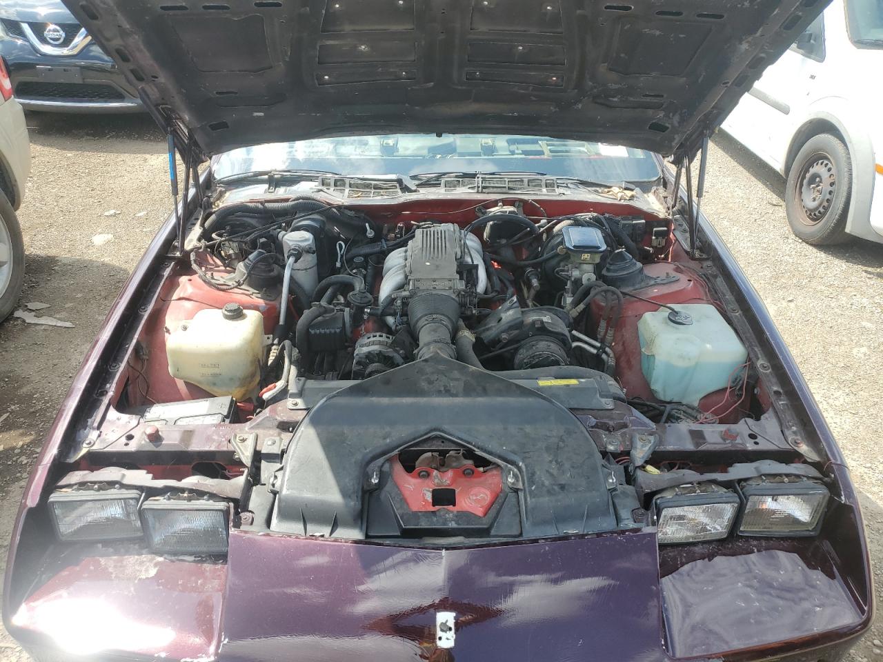 1987 Chevrolet Camaro Темно-бордовый vin: 1G1FP21F4HN107032