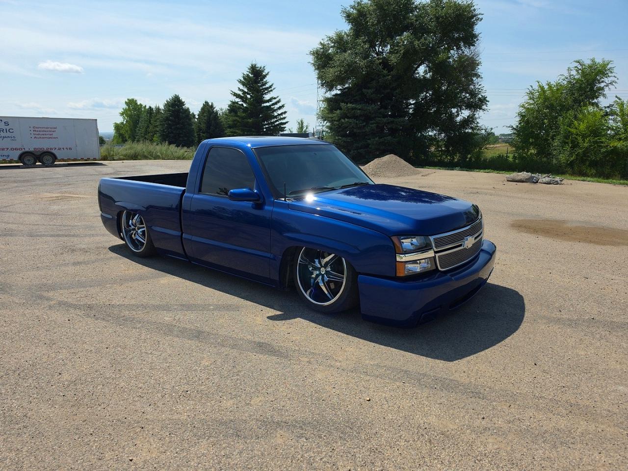 2007 Chevrolet Silverado C1500 Classic Синий vin: 3GCEC14X37G185693