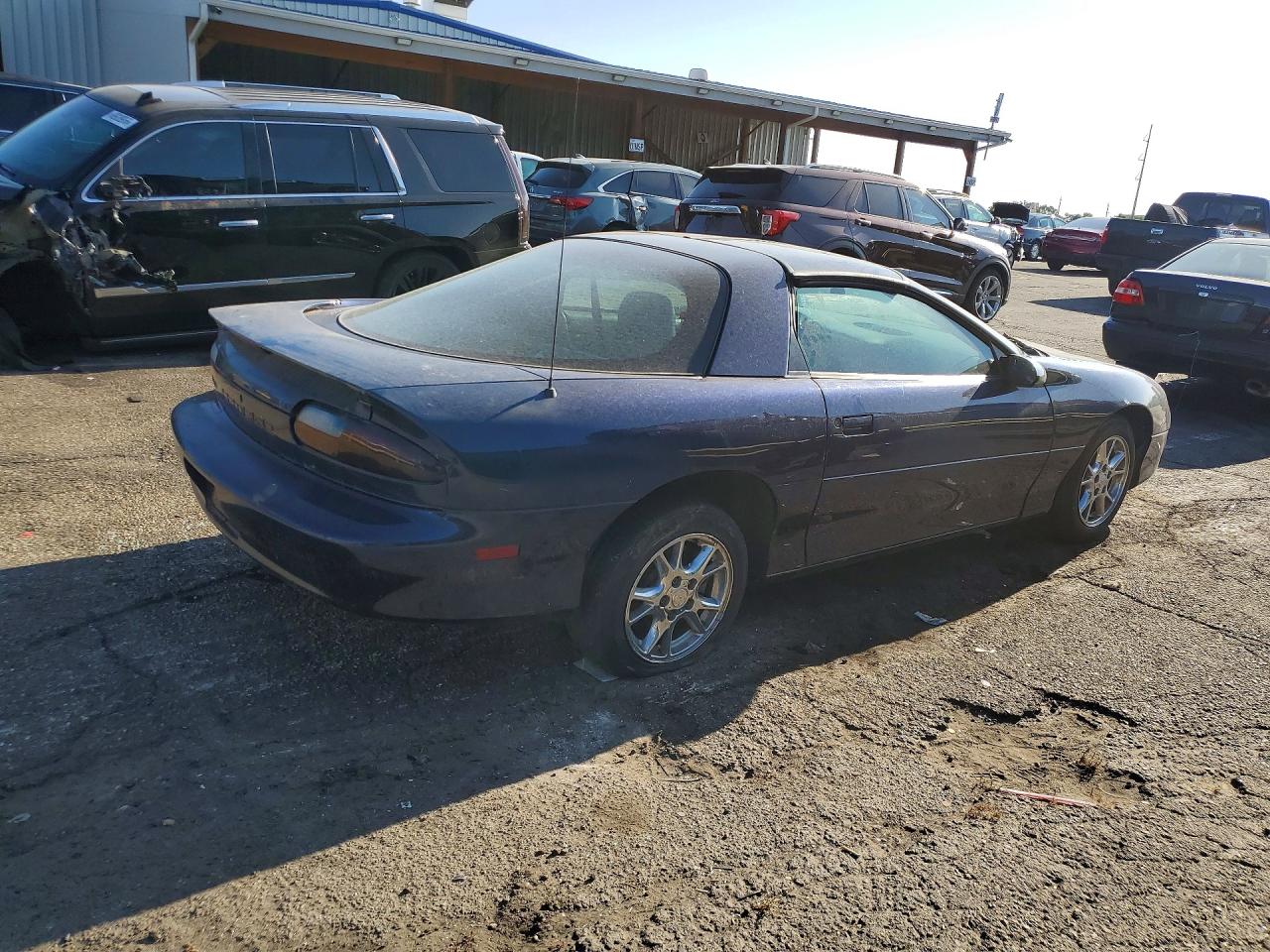 2002 Chevrolet Camaro Blue vin: 2G1FP22K922170626