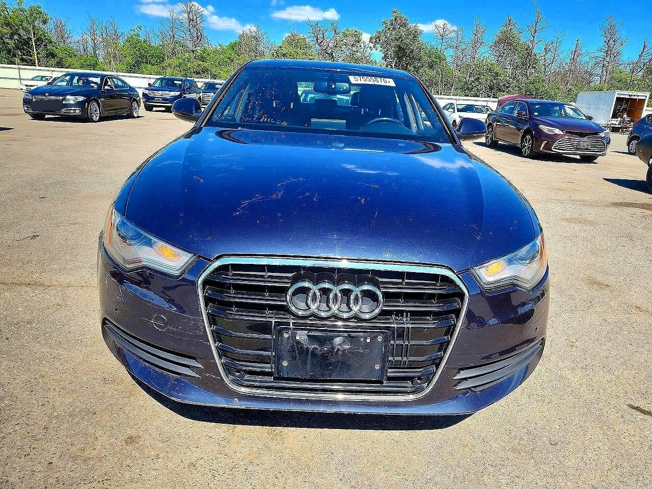 2015 Audi A6 Premium Plus Blue vin: WAUGFAFCXFN004117