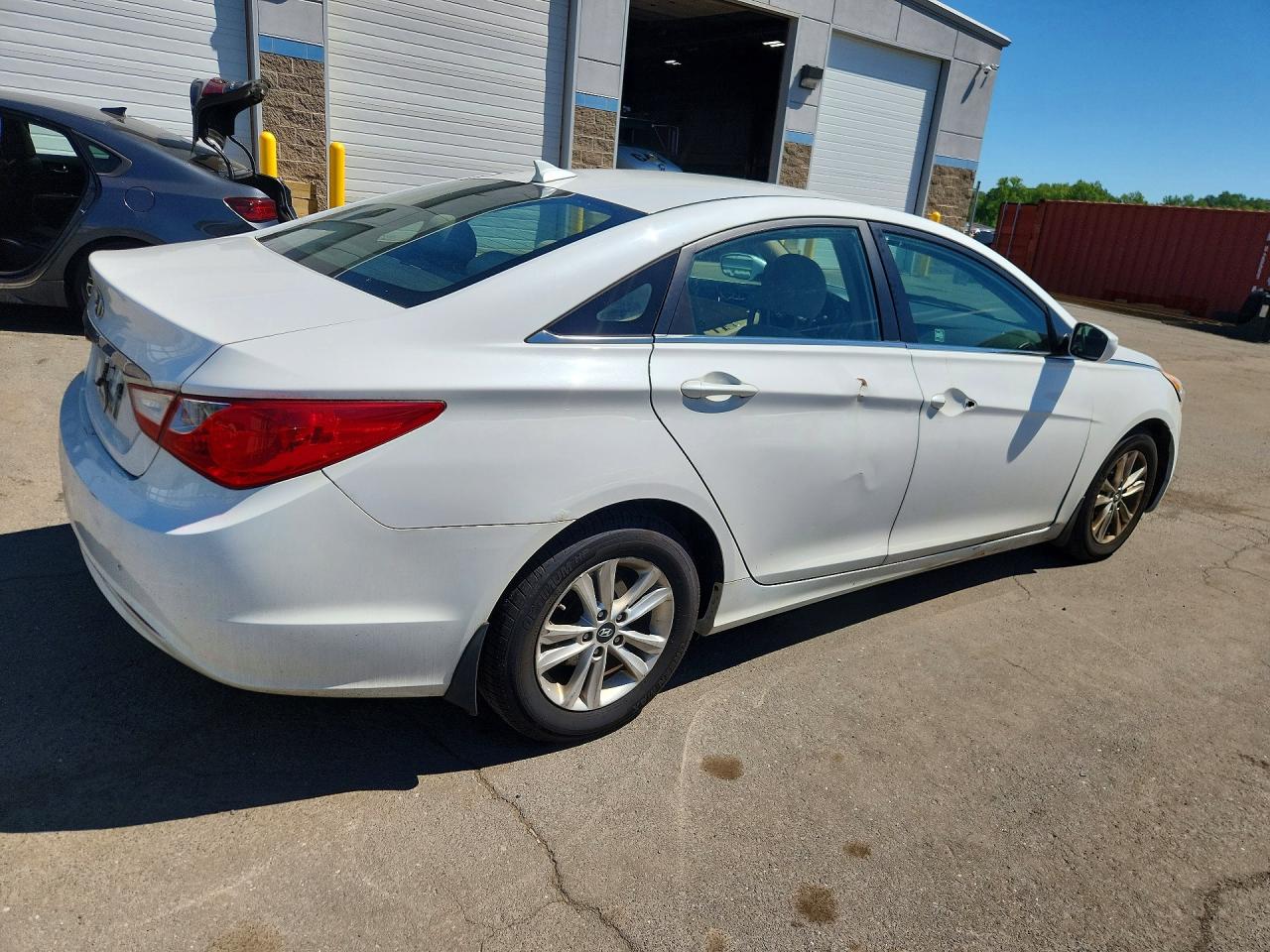 2013 Hyundai Sonata Gls White vin: 5NPEB4AC6DH785780