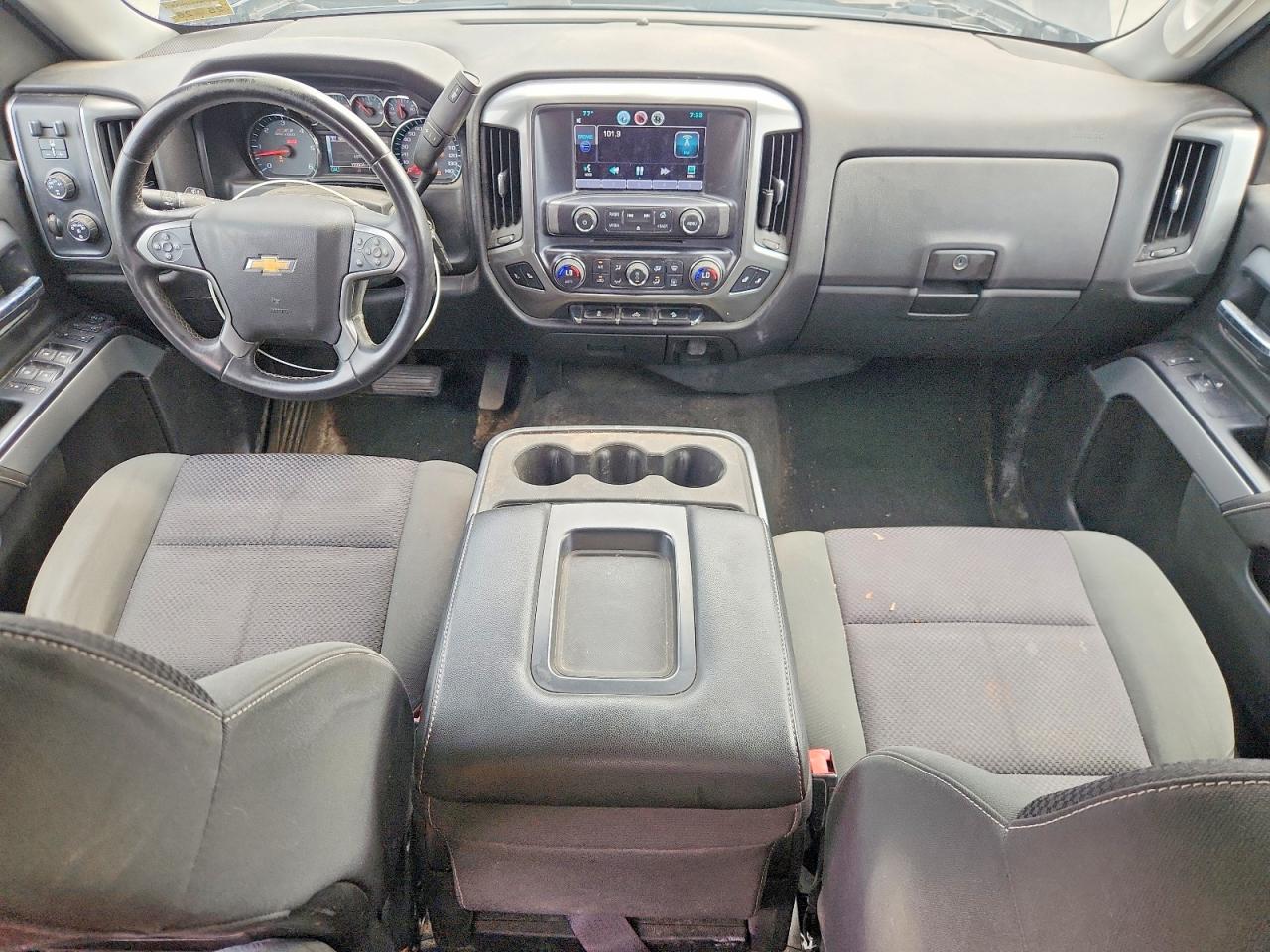 2015 Chevrolet Silverado K1500 Lt Black vin: 1GCVKREC7FZ226340