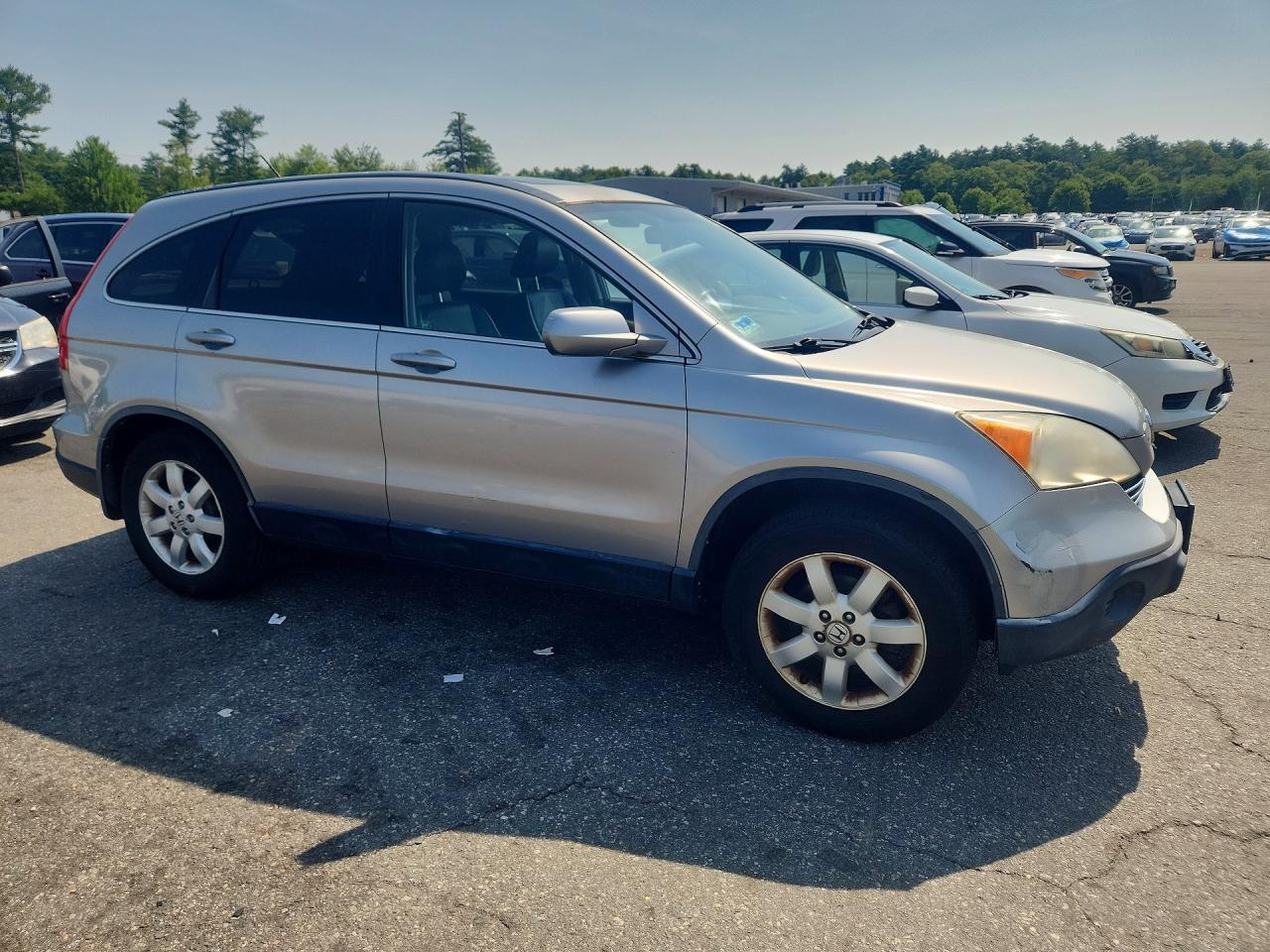 2008 Honda Cr-v Exl Silver vin: JHLRE48738C081252