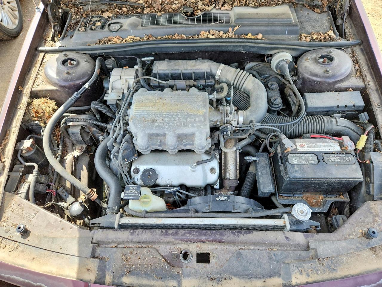 1991 Chrysler Lebaron Purple vin: 1C3XJ4536MG100515