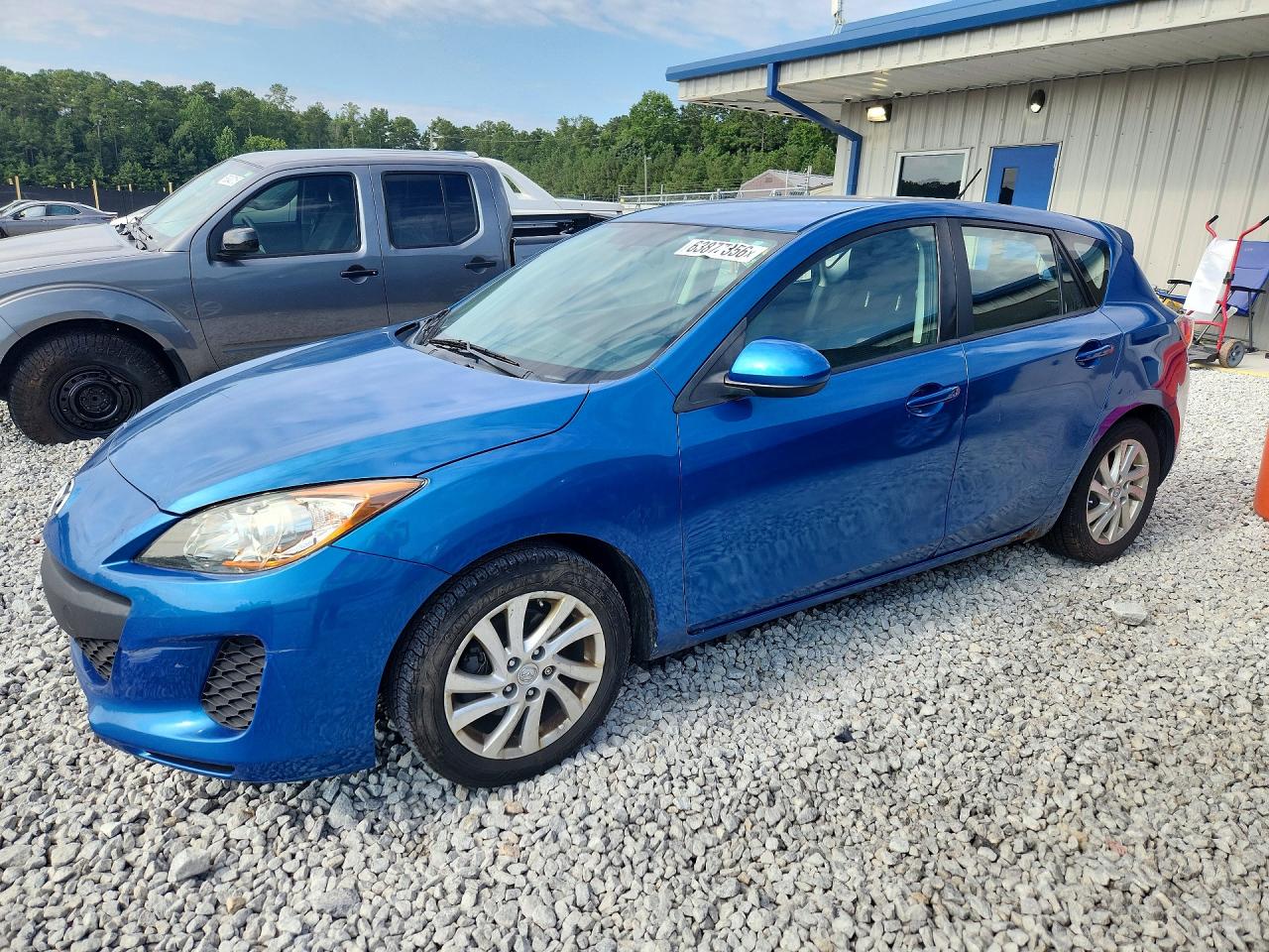 2012 Mazda 3 I Blue vin: JM1BL1L83C1661057