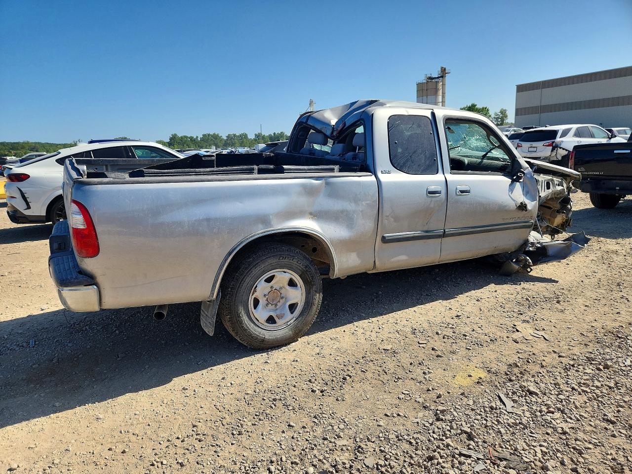 2006 Toyota Tundra Access Cab Sr5 Silver vin: 5TBRU34176S479290