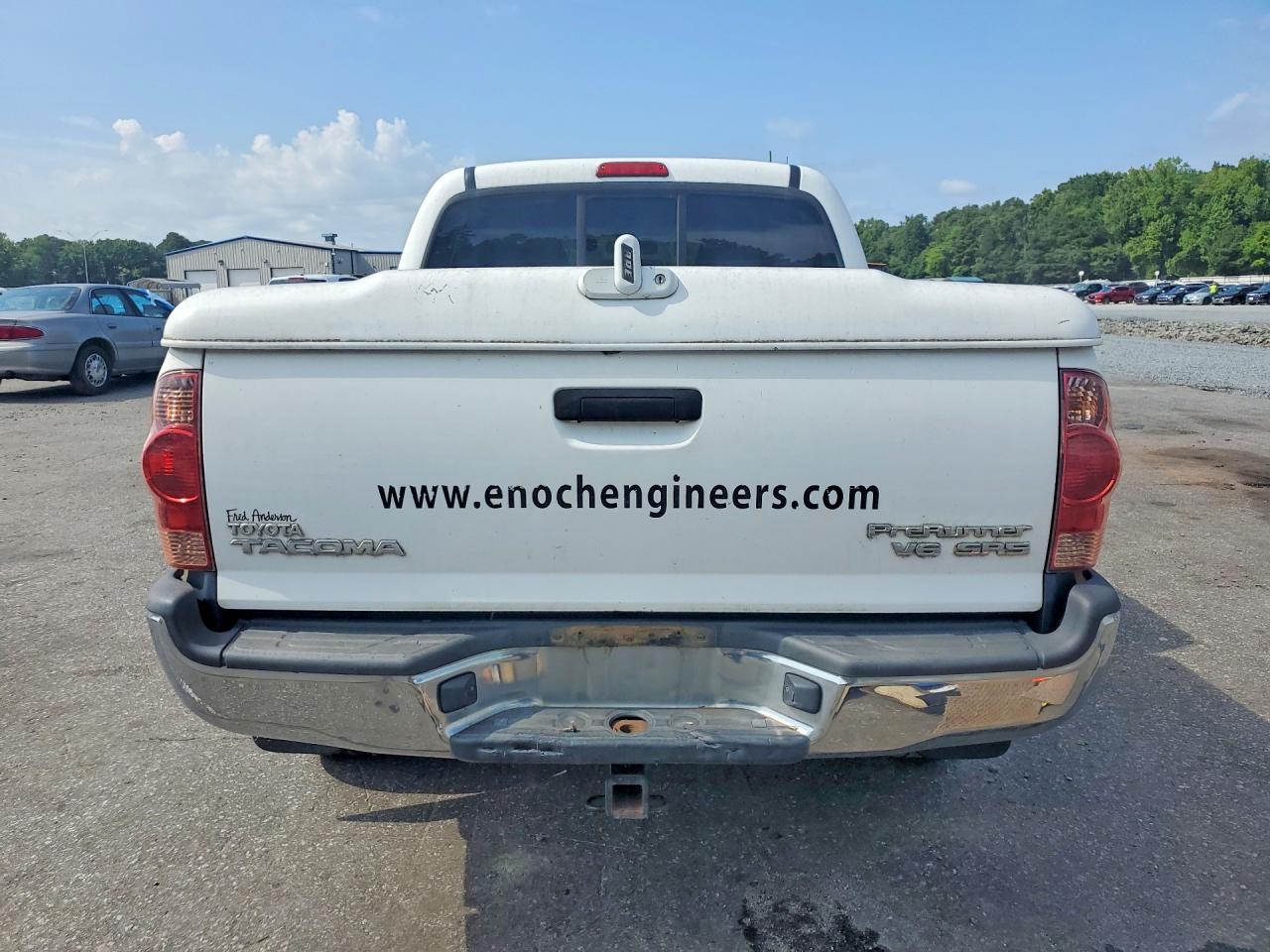 2007 Toyota Tacoma Double Cab Prerunner Белый vin: 3TMJU62N07M049680