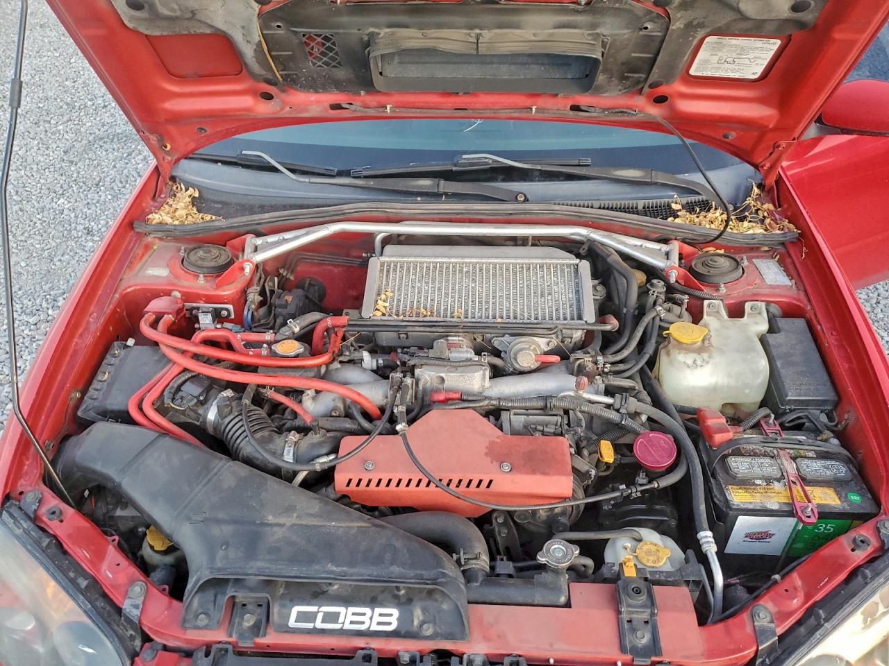 2004 Subaru Impreza Wrx Red vin: JF1GG29614H800364