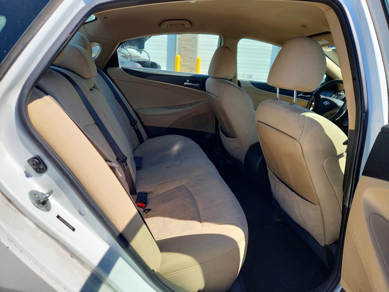 2013 Hyundai Sonata Gls White vin: 5NPEB4AC6DH785780