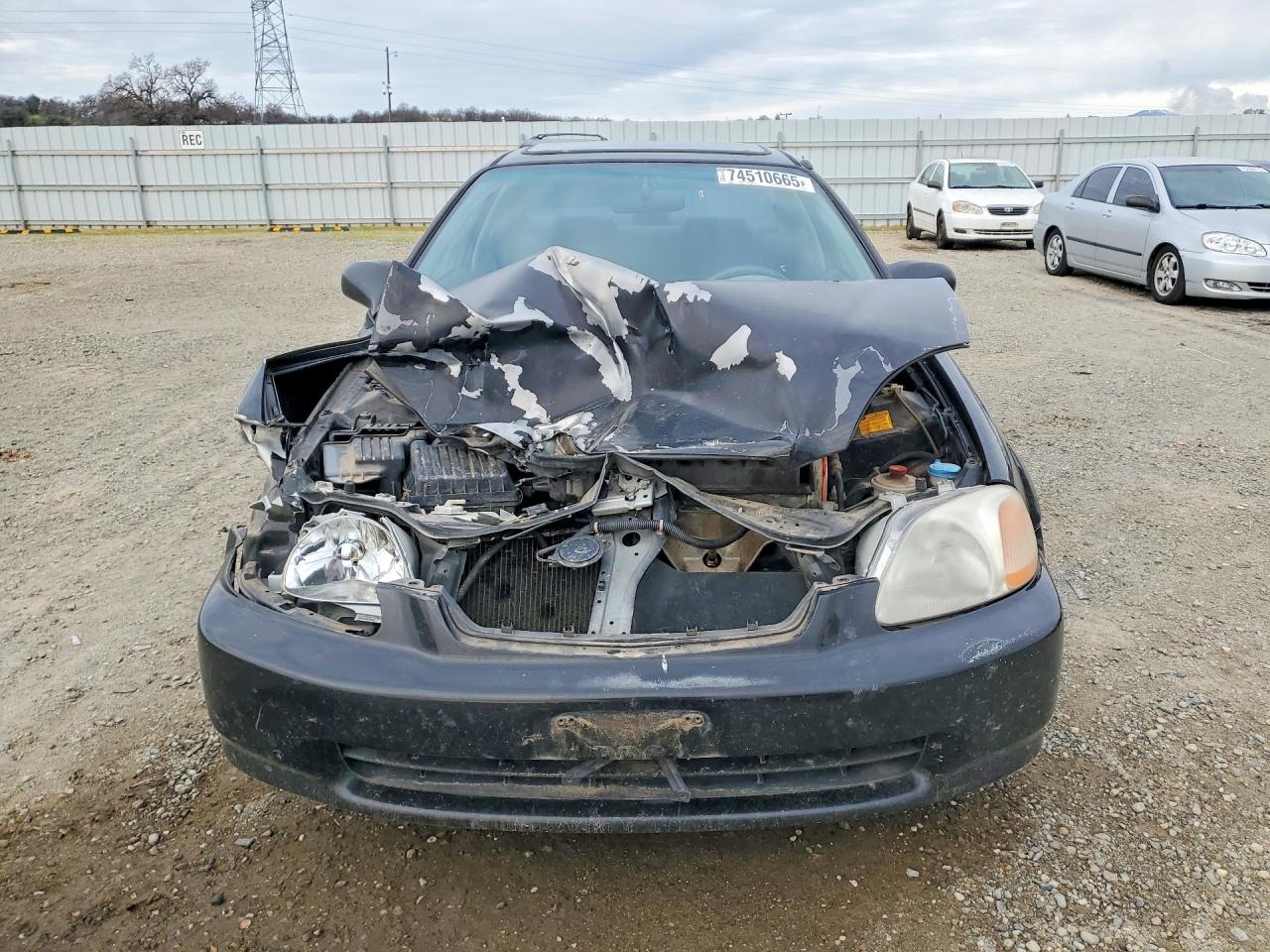1996 Honda Civic Hx Black vin: 1HGEJ7120TL033869
