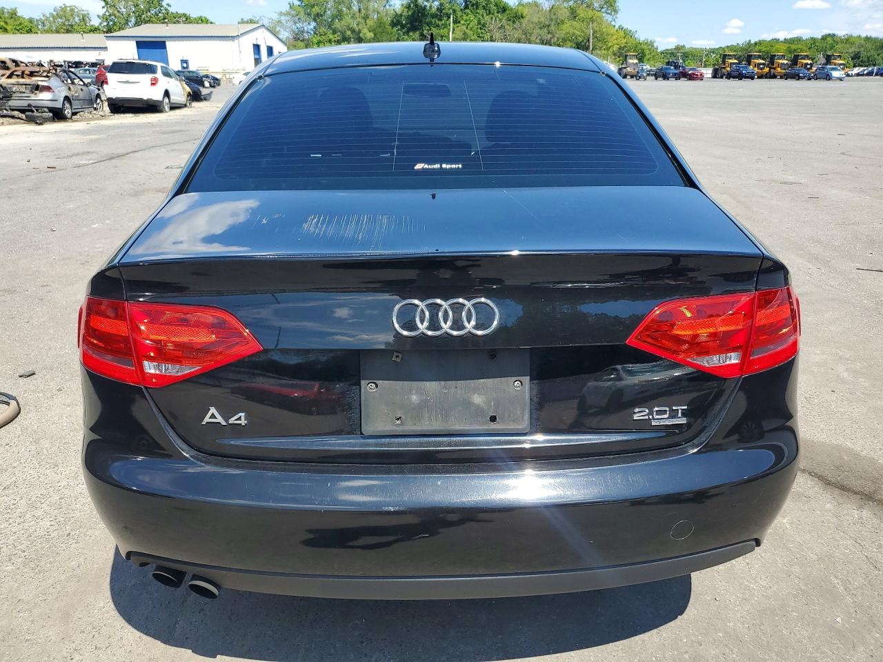 2011 Audi A4 Premium Black vin: WAUBFAFL6BN018827