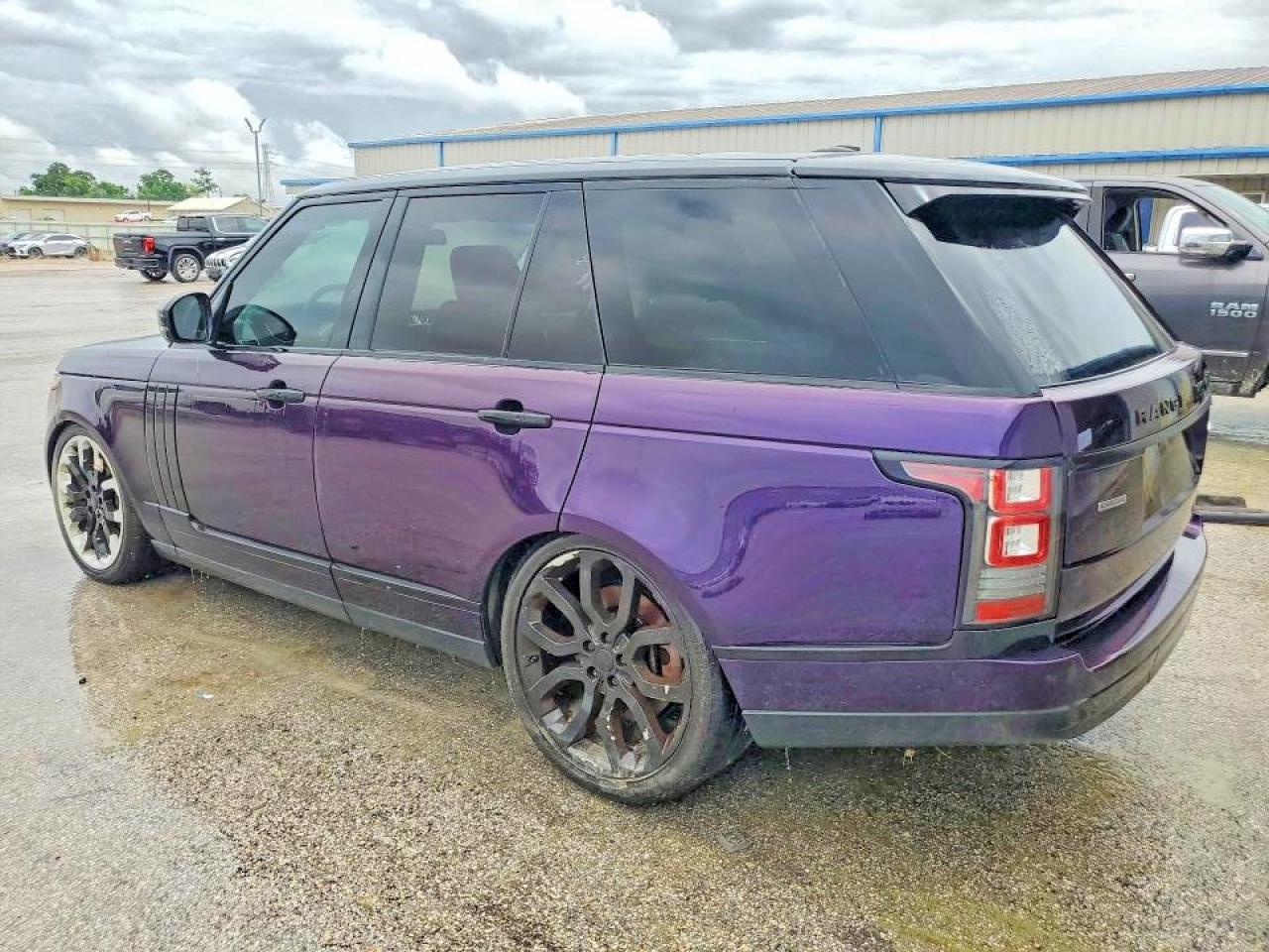 2015 Land Rover Range Rover Supercharged Purple vin: SALGS2TF1FA235183