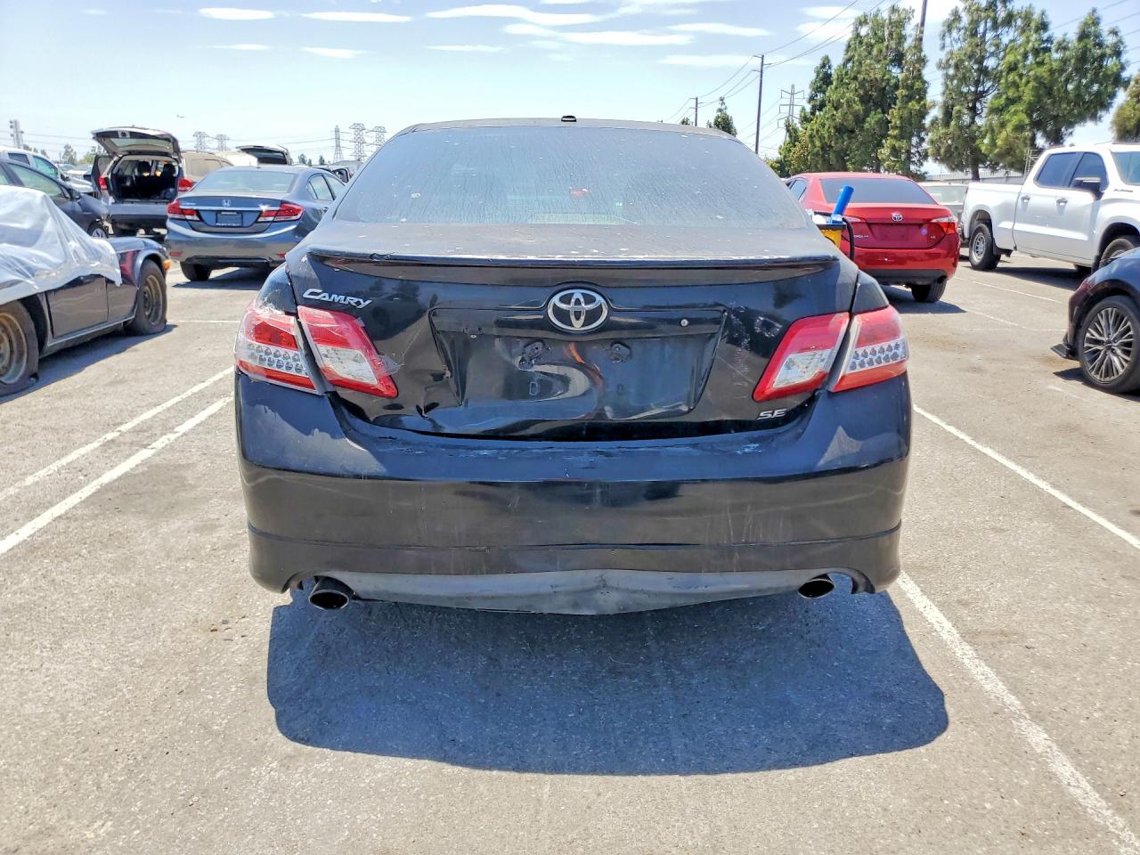 2011 Toyota Camry Se Black vin: 4T1BF3EK4BU156424