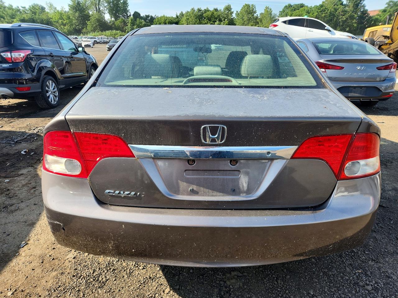 2010 Honda Civic Lx Gray vin: 2HGFA1F58AH576417