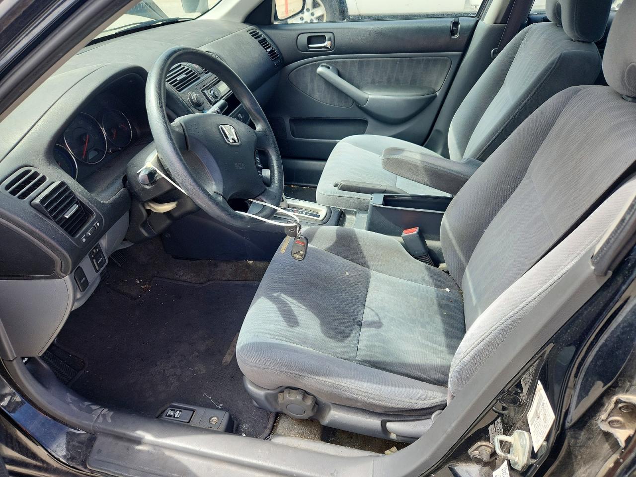 2005 Honda Civic Lx Black vin: 2HGES16505H520258