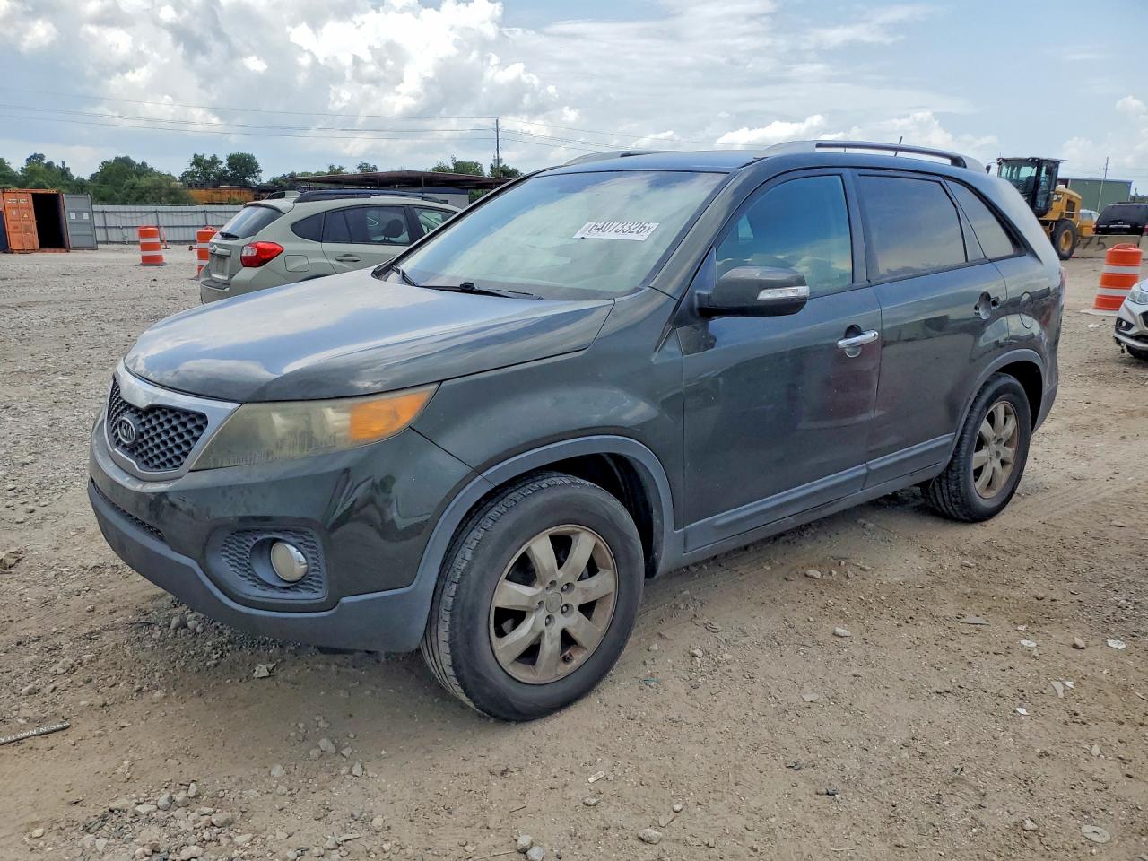2012 Kia Sorento Lx Silver vin: 5XYKT4A29CG190757